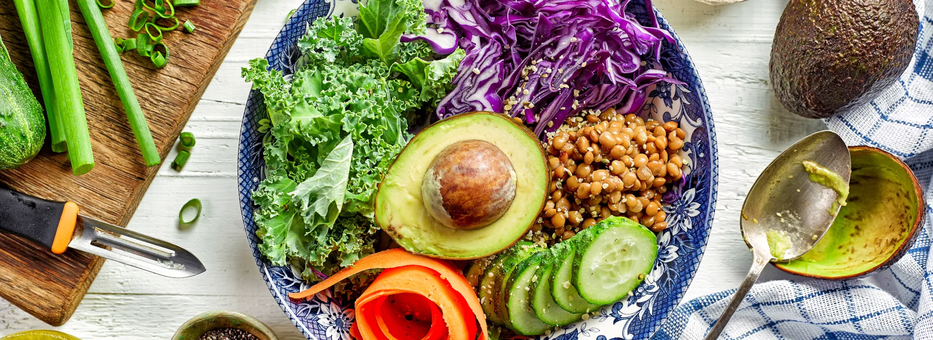 Diäten: Ein Teller gesunden Gemüses