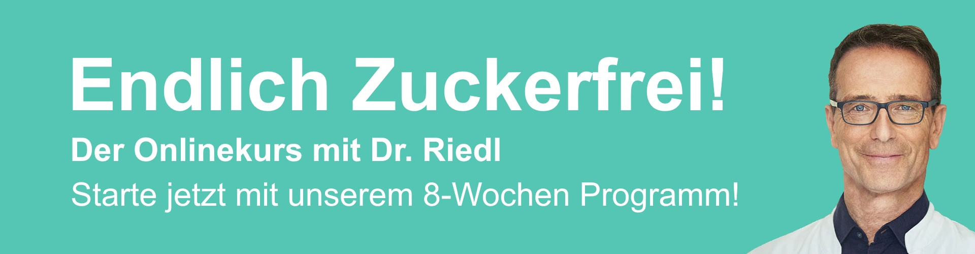 Endlich Zuckerfrei: Der Kurs mit Dr.Matthias Riedl