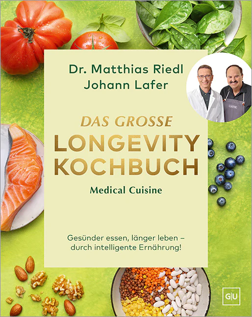 Medical Cuisine - Das große Longevity Kochbuch, Das Ernährungsmagazin, Dr. Matthias Riedl, Edocs, myFoodDoctor App
