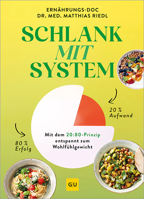 Bauchfett entspannt loswerden und stressfrei zum Wohlfühlgewicht - mit dem 20:80-Prinzip vom Ernährungs-Doc, Das Ernährungsmagazin, Dr. Matthias Riedl, Edocs, myFoodDoctor App